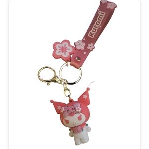 NWT Hello Kitty Kuromi Keychain Bag charm